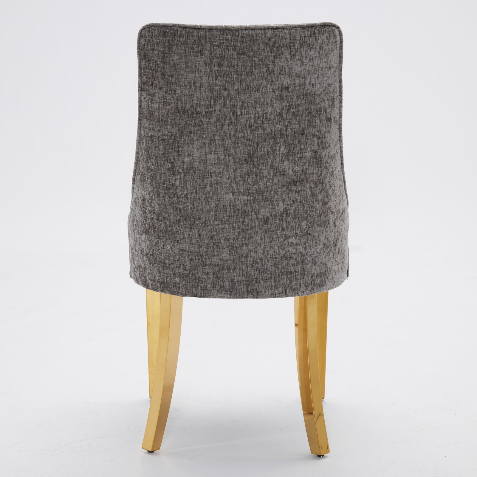 Rayon Cloth Flocking Chenille Dining Chairs Channel Kitchen Dinner Chair Comfy