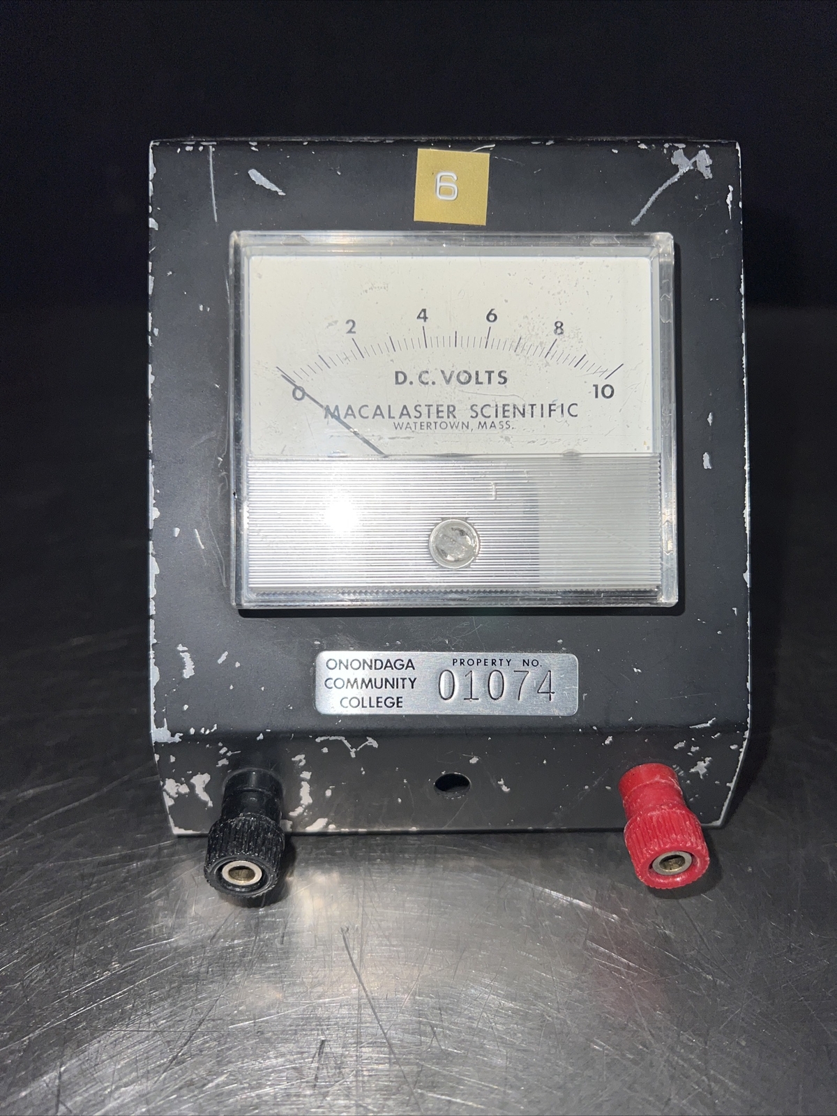 Vintage MACALASTER SCIENTIFIC DC Volts METER D5283P-1