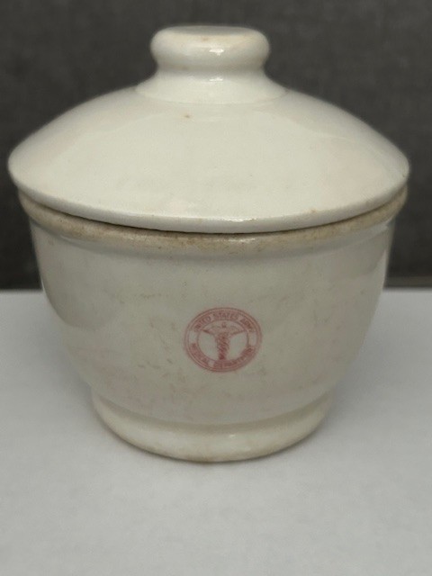 TEPCO U.S.A. UNITED STATES ARMY MEDICAL DEPARTMENT CHINA BOWL WITH LID