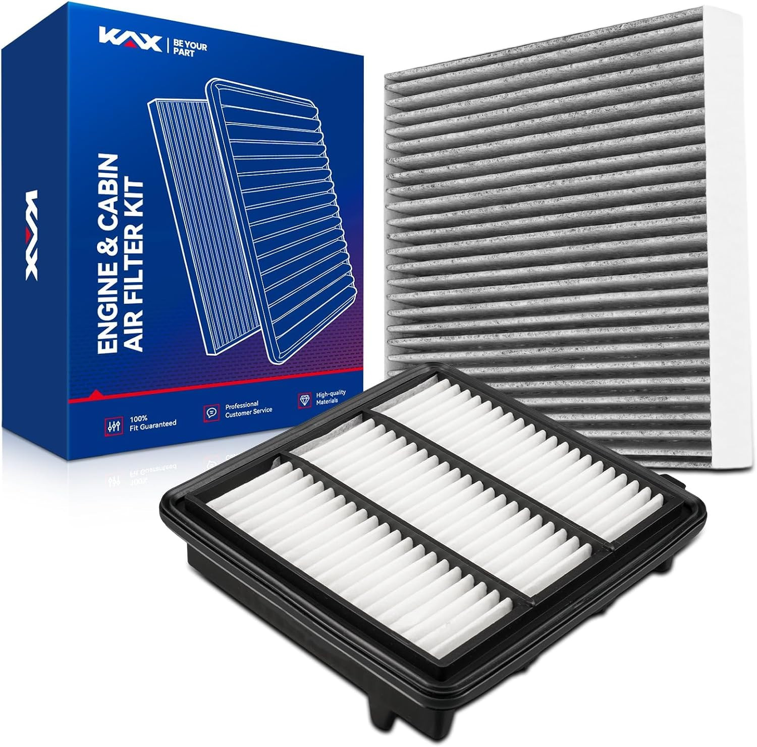 Engine & Cabin Air Filter Kit, Replacement for Honda CR-V 2023-2026, Civic 2022-