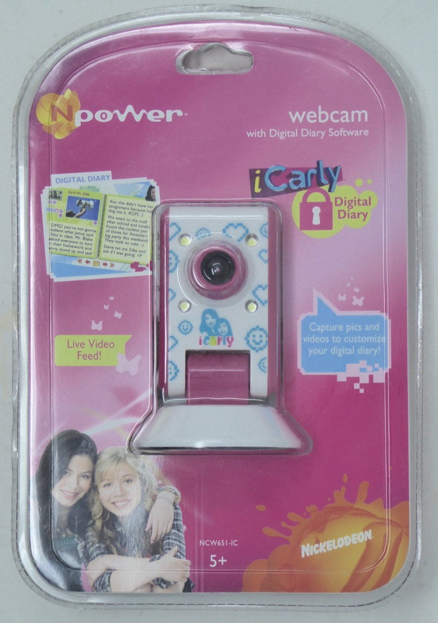 NPower iCarly Digital Diary Webcam NEW SEALEDNickelodeon NCW651-IC