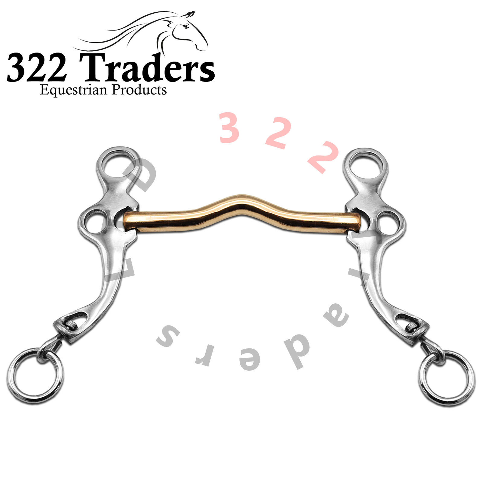 Baroque Long Shaft Mouthpiece 322 Snaffle Bit Riding Western Horse 12.5cm 13.5cm