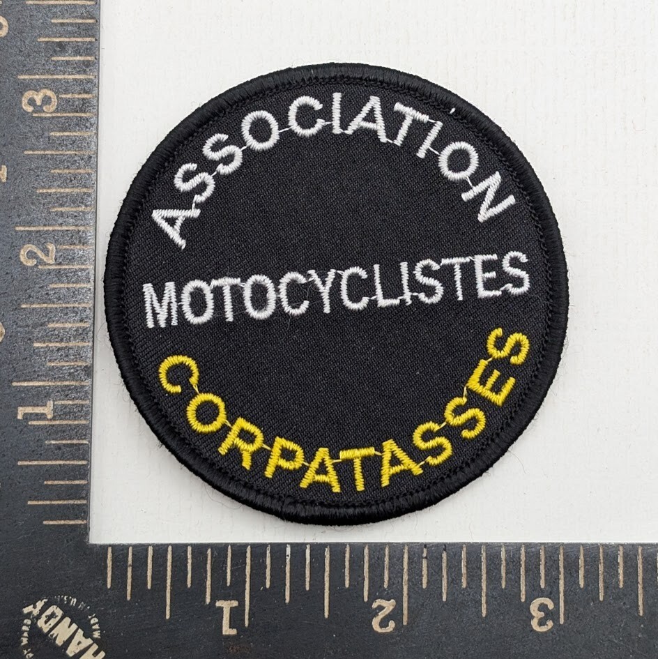 Association Motocyclistes Corpatasses Patch France Biker Club Badge