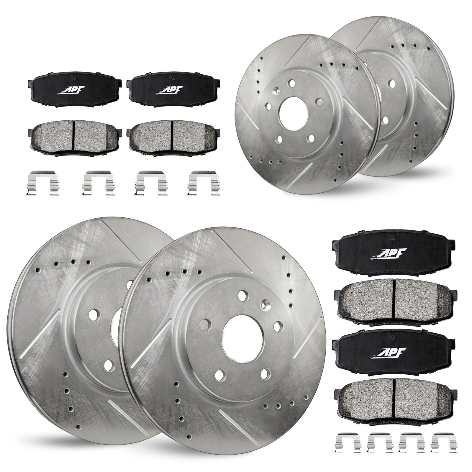 For Lexus ES300 2000-2001 - Front + Rear Ceramic Brake Kit