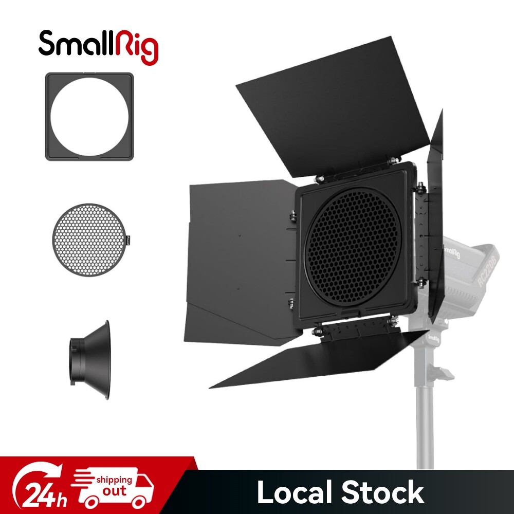SmallRig RA-BD08 8-Leaf Barndoors Bowens Mount Adapter for COB Light-4204