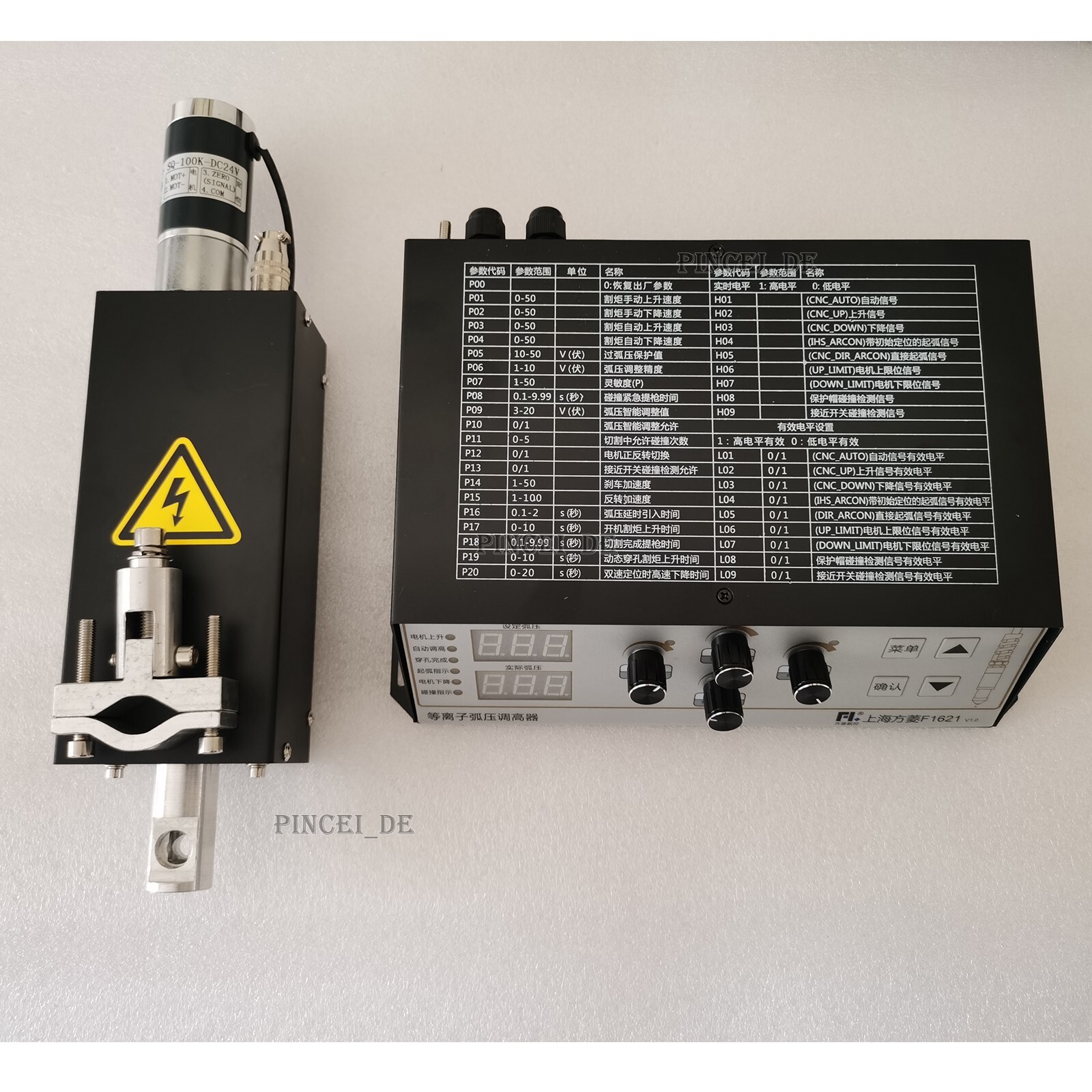 F1621 Plasma THC Torch Height Control + Torch Holder Lifter Fit Plasma Cutter