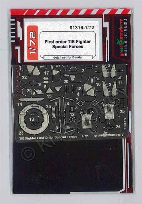 Green Strawberry 1/72 First Order Special Forces TIE Fighter Star Wars PE Set