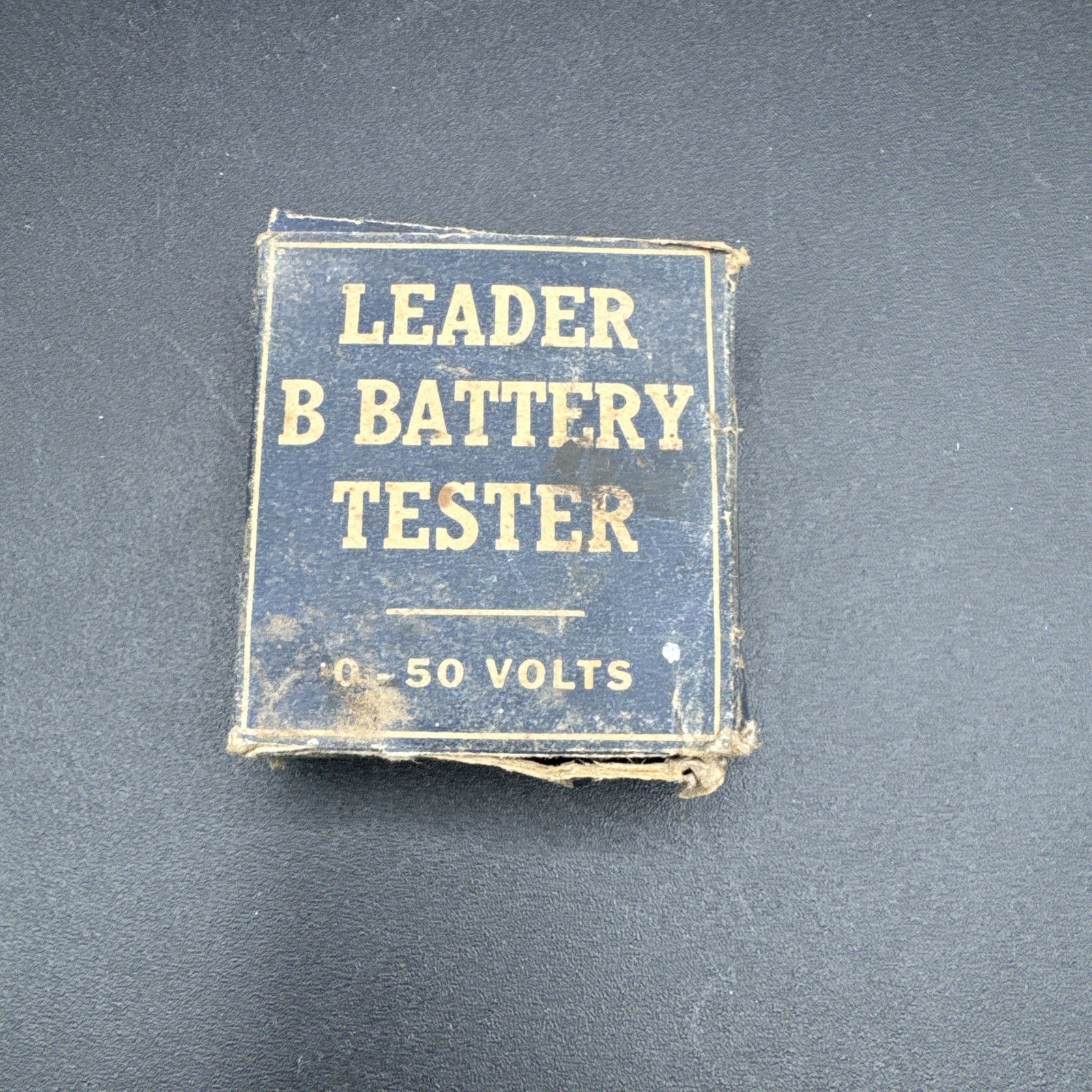 Vintage Leader Voltmeter - Volt Fob Style B Battery Tester