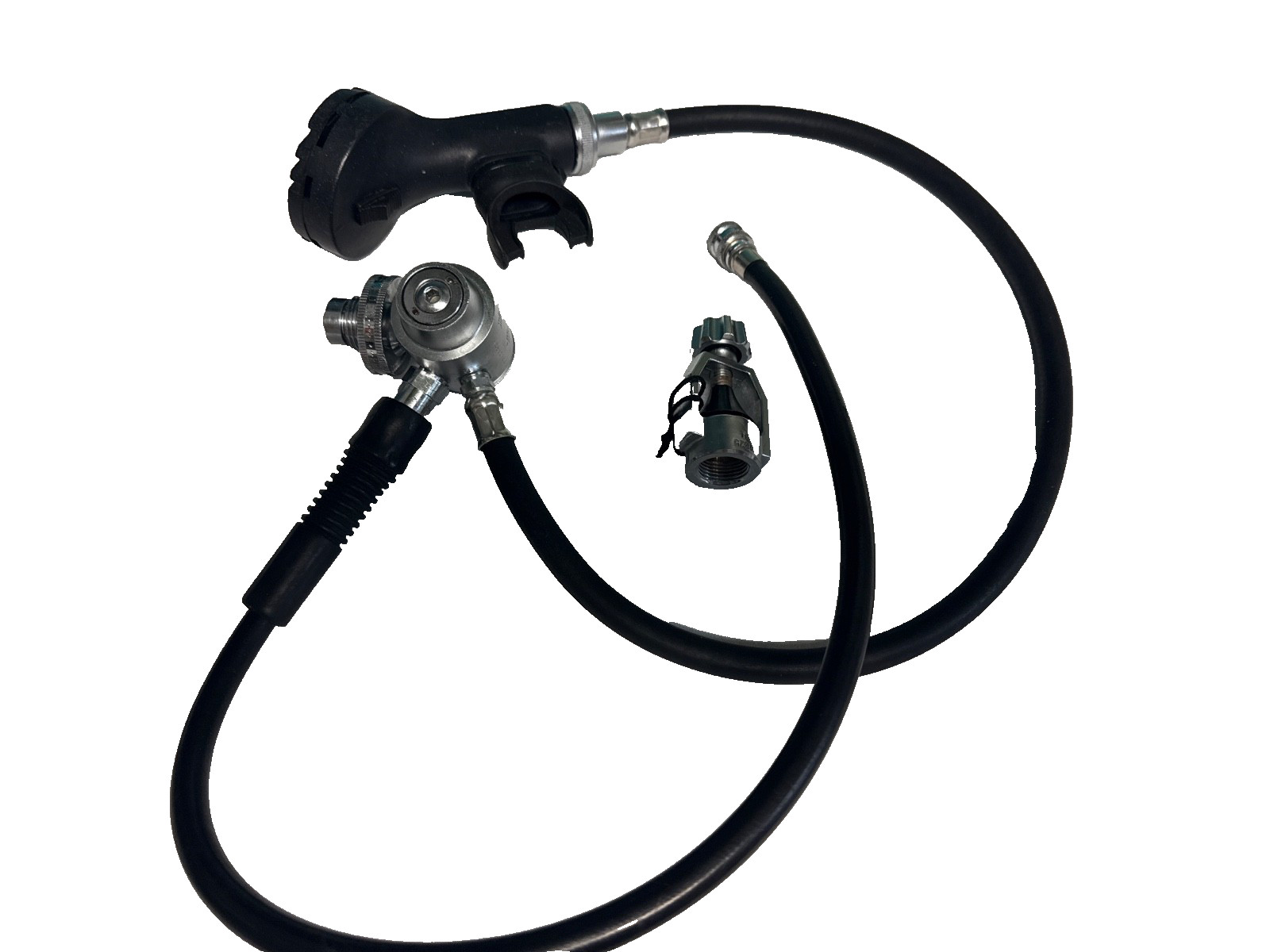 Poseidon Jetstream SCUBA Regulator Set DIN Reconditioned & DIN-Yoke Adapter 0176
