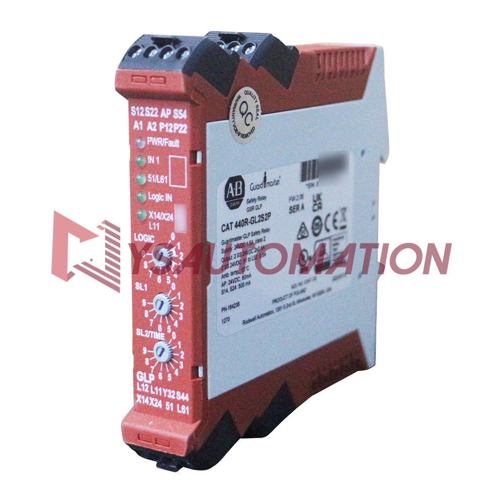NewAllen-Bradley440R-GL2S2P Monitoring Safety Relay Solid State Auxiliary Output