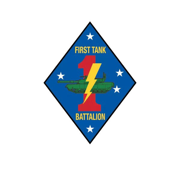 1st Tank Battalion Sticker