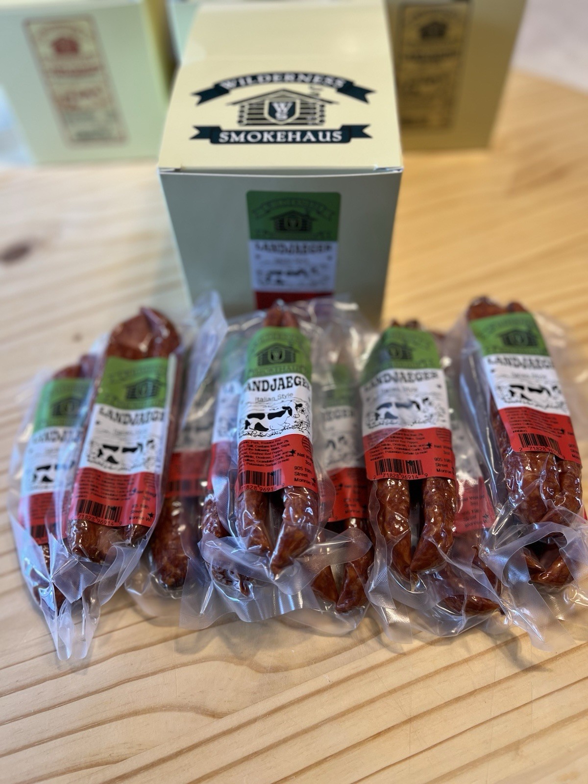 LANDJAEGERS Italian Style By Zubers &Wilderness Smokehaus Fresh Made (10 Pk)