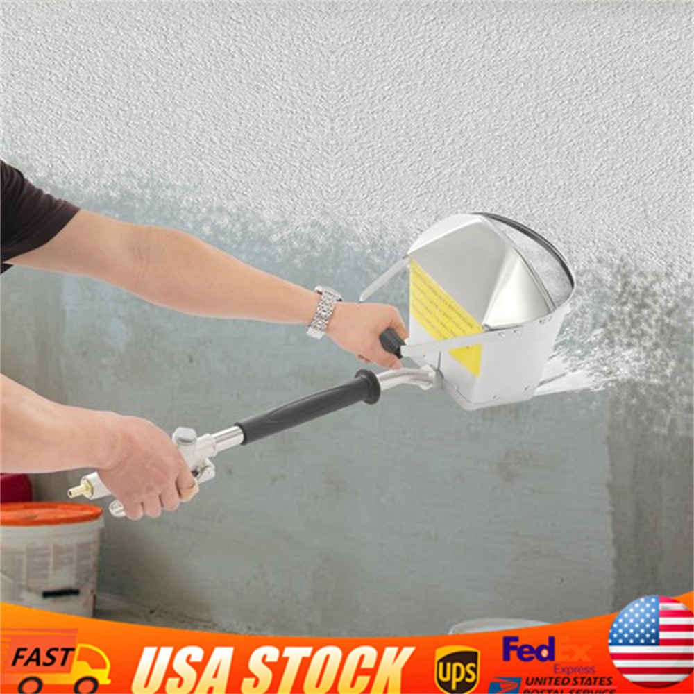 Cement Stucco Sprayer Stucco Cement Texture Spraying Hopper 4L/0.88 Gallon 2600w