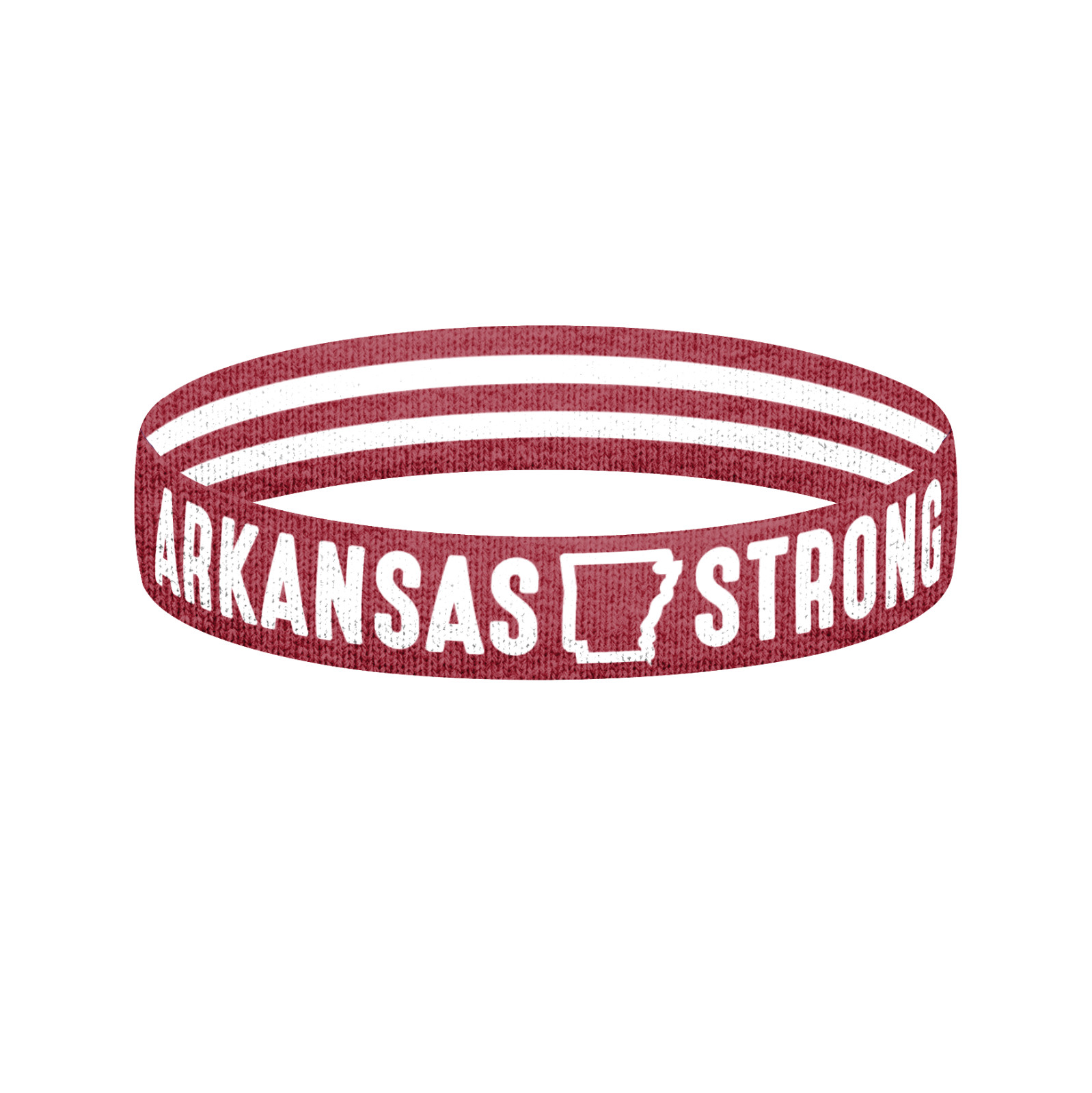 Reversible Arkansas Strong Wristband Bracelet Arkansas Bracelet