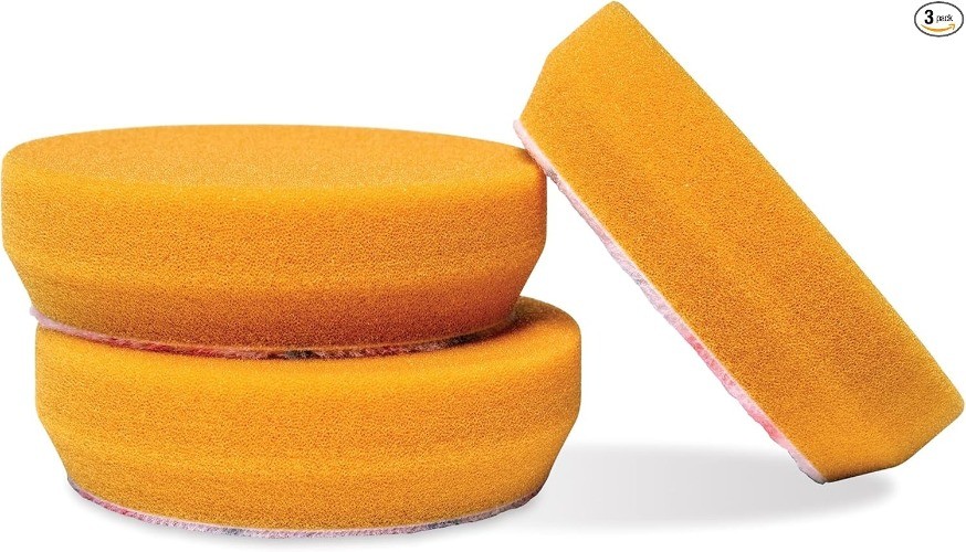 11241 3" Orange Foam Correcting Pads (Set of 3)