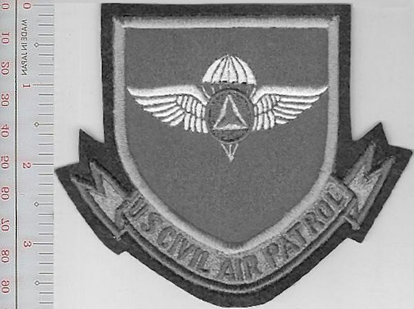 US Civil Air Patrol Michigan Wing Parachutist Wings Air Force Auxiliary NO TARIF
