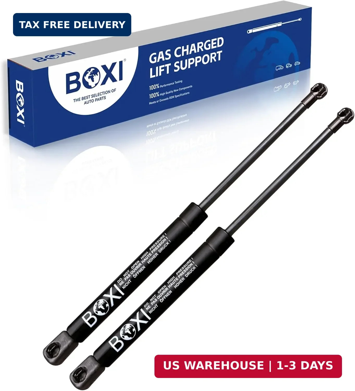 BOXI Rear Tailgate Lift Supports Struts Compatible for Toyota RAV4 2012-2017 Wit