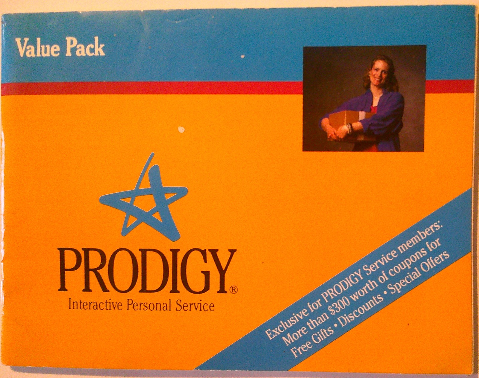 Prodigy Interactive Personal Service Value Pack, 1990 + Shopping Brochure