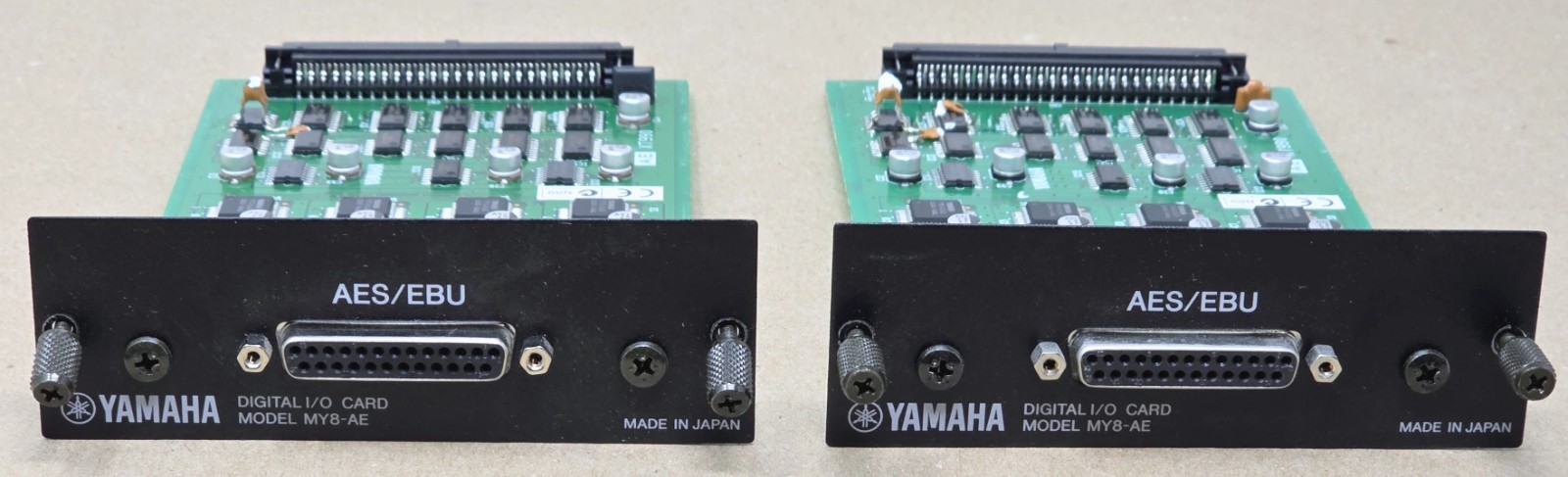 (Lot of 2) YAMAHA MY8-AE AES/EBU Digital I/O Card