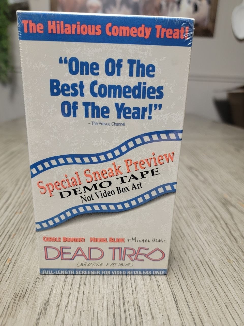 Dead Tired (Gross Fatigue) Michael Blanc Carole Bouquet VHS 1996 SEALED SCREENER