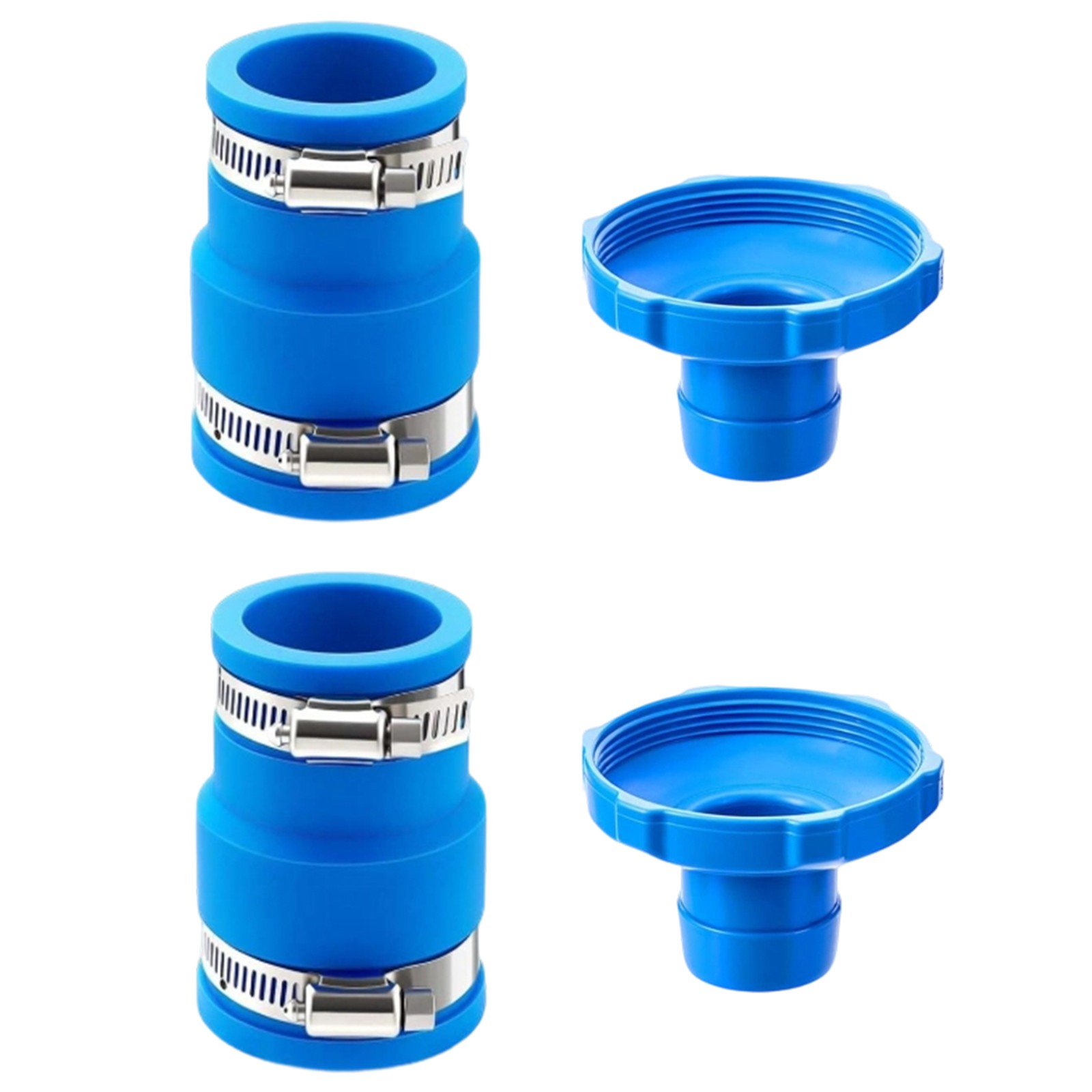 2pcsVacuum Hose Adapter, Pool Skimmer Hose Connector Kit, Swimming Pools Adapter