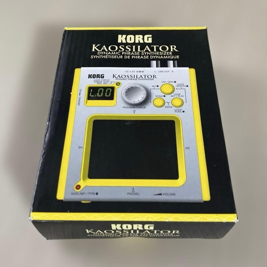 Korg KO-1 Kaossilator Dynamic Phrase Synthesizer Yellow Used