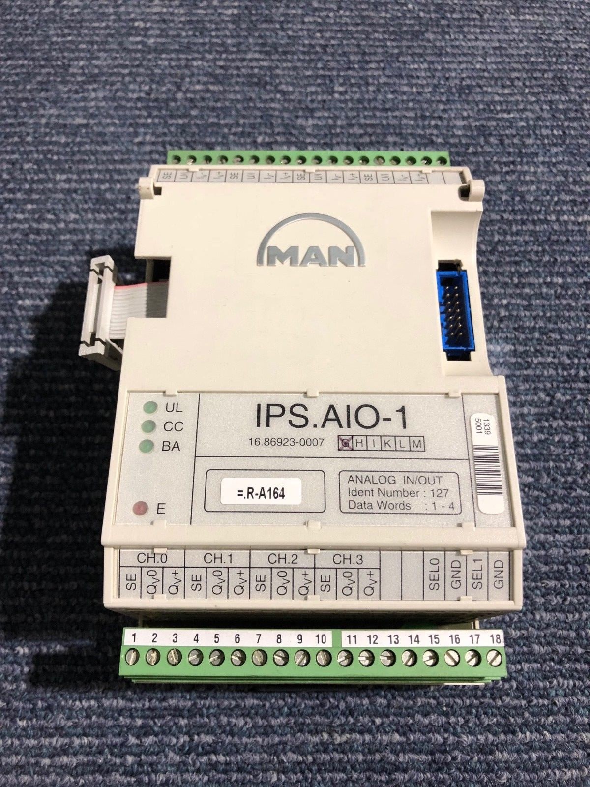 MAN ROLAND IPS.AIO-1 16.86923-0007 ANALOG IN/OUT Module