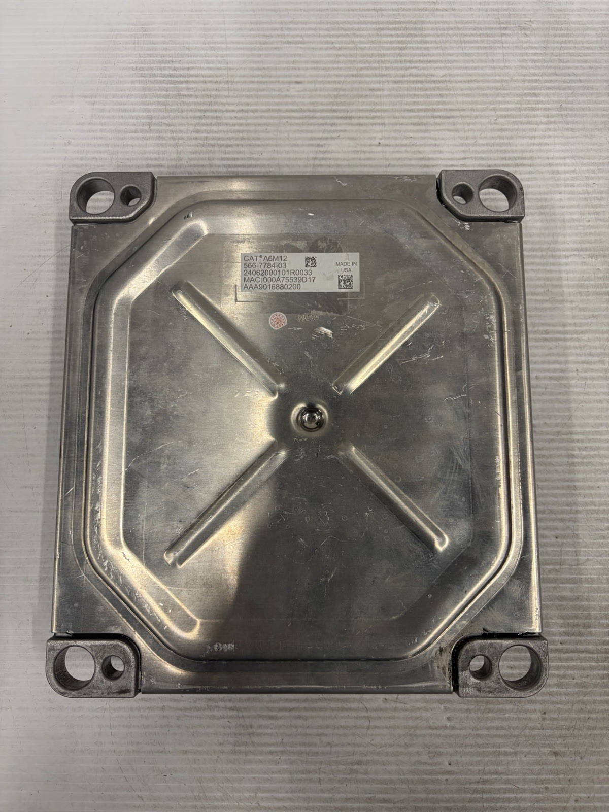 CATERPILLAR A6M12 ENGINE COMPUTER CONTROL UNIT MODULE ECU ECM OEM 566-7784-03