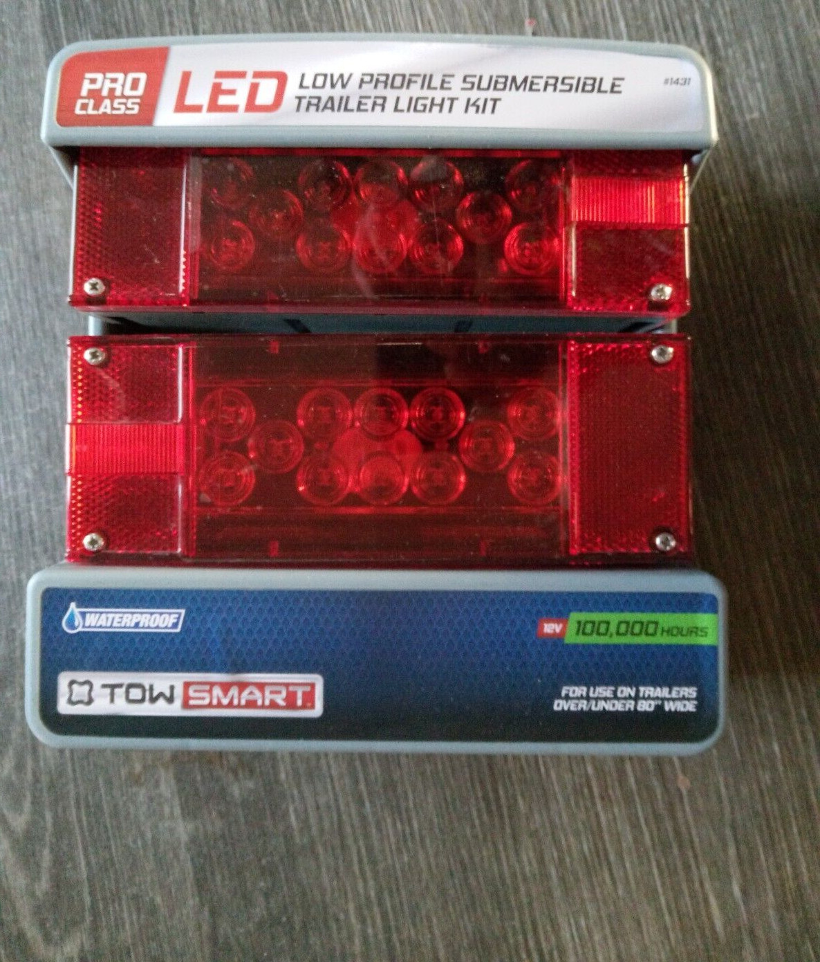 TowSmart PRO Class LED Low Profile Submersible Trailer Light Kit 1431