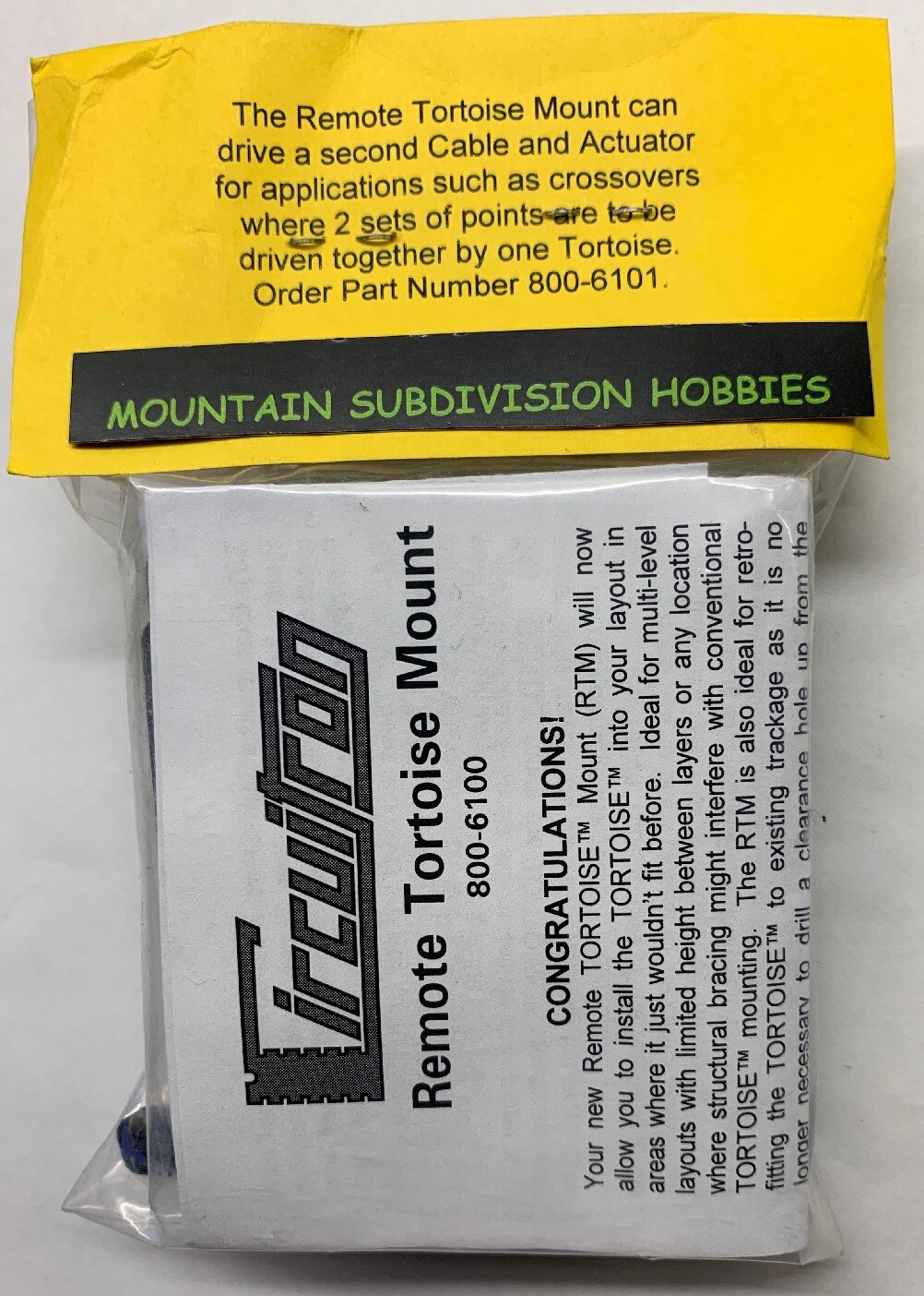 Circuitron 6100 Remote Mount for Tortoise Switch Machine MODELRRSUPPLY $5 Offer