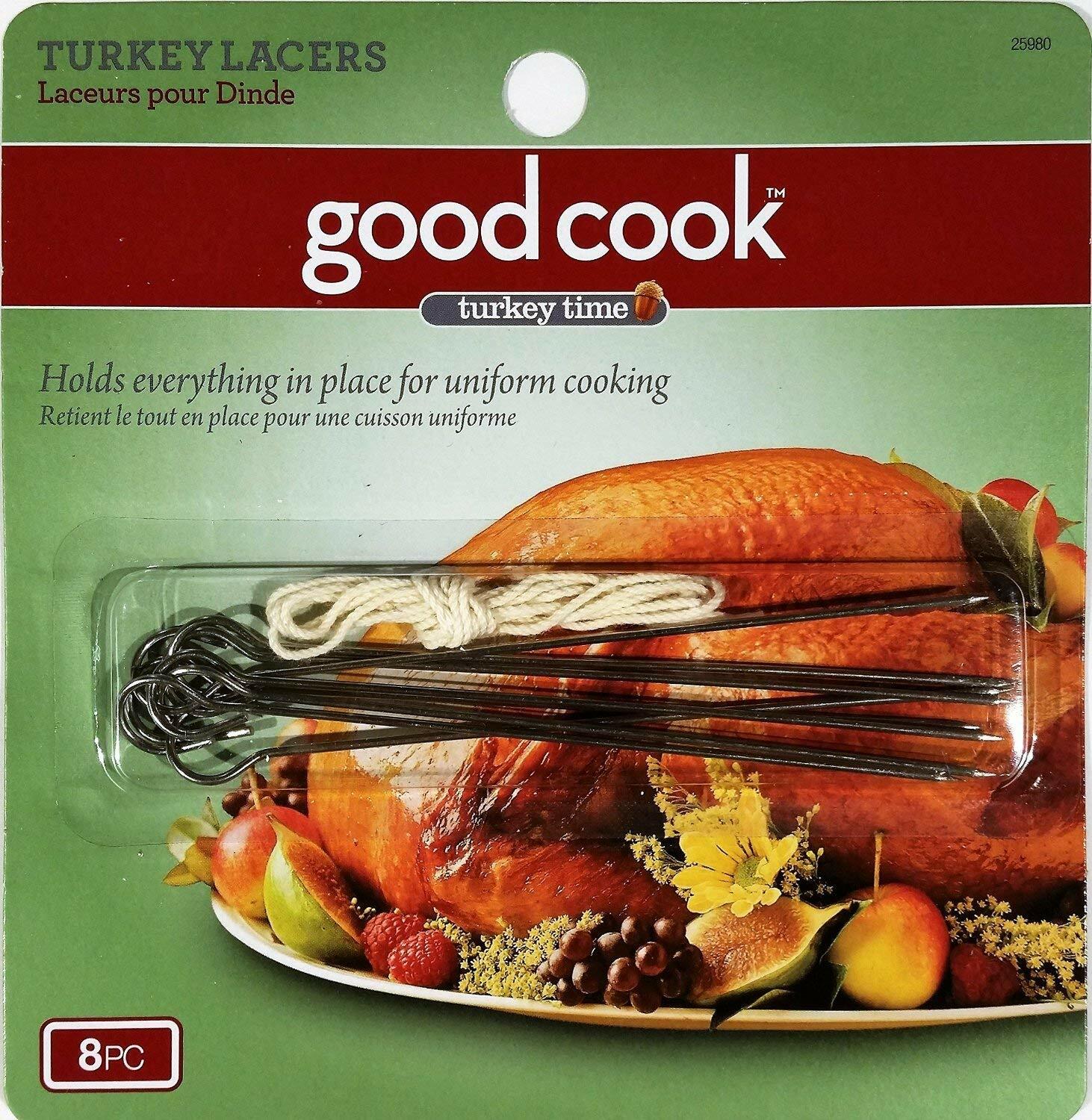 Bradshaw #25980 8PK Stainless Steel Poultry Lacer (Pack of 4)
