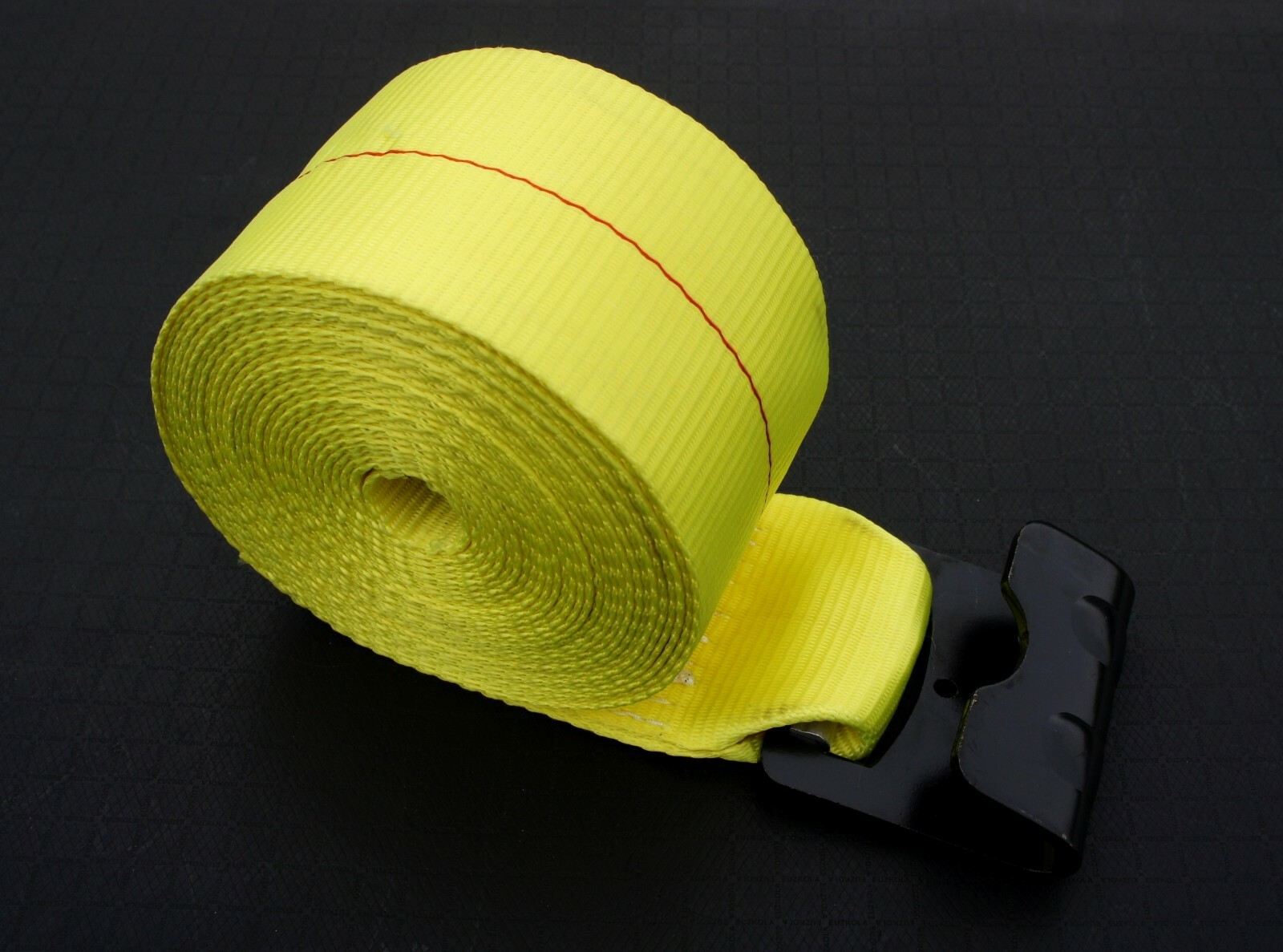 (2) 4" x 20' Winch Straps w/ Flat Hook Flatbed Truck Trailer Tie Down Strap 20'