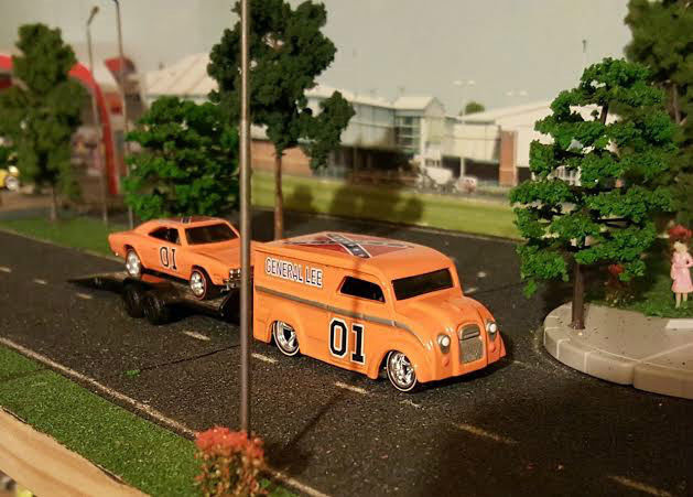 General Lee Decals 1:64 scale redline hot wheels 4 sets