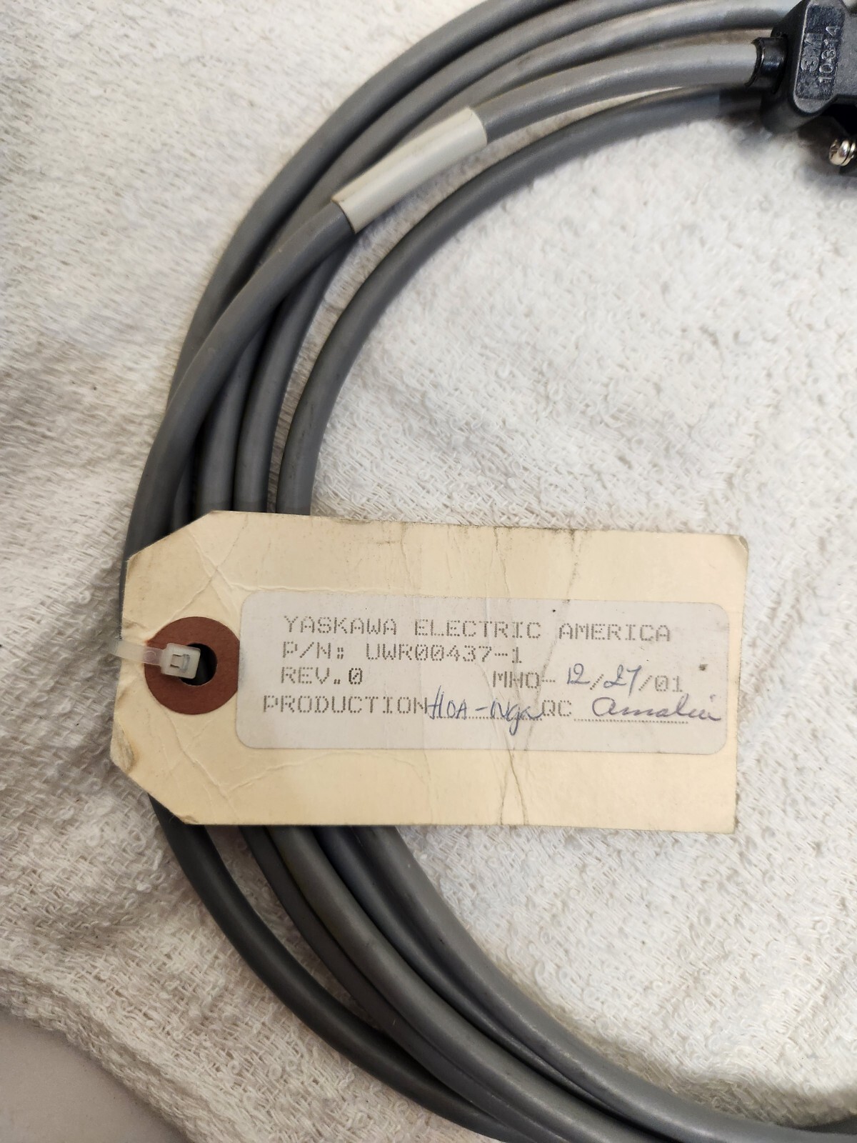 YASKAWA YS-15 COMPUTER INTERFACE CABLE