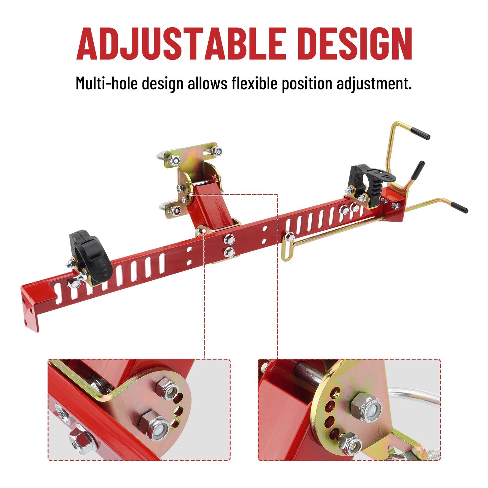 Lawn Mower Trimmer Rack Compatible with Zero Turn Lawn Mower, Secures Trimmer US
