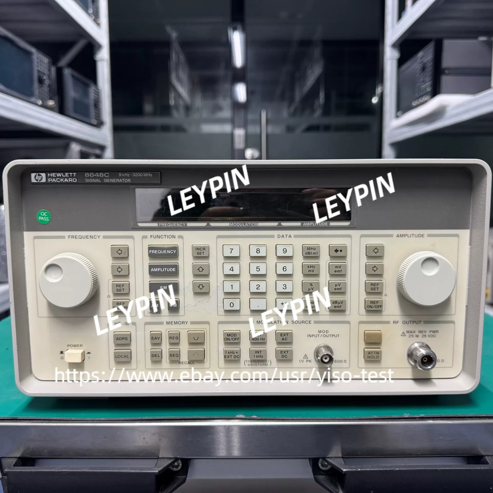 KEYSIGHT HP Agilent 8648C Signal Generator Frequency 9 kHz- 3.2 GHz*yiso
