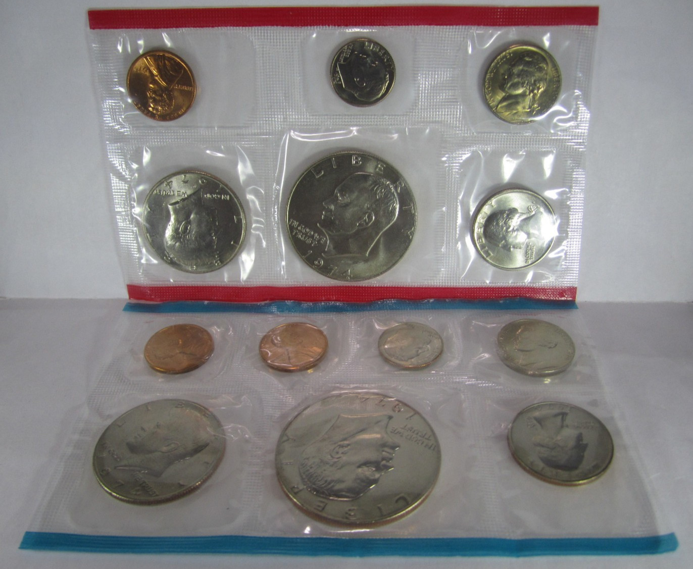 1974 P&D Mint Set 13 Coins U.S. Uncirculated Set in Mint Original Packaging