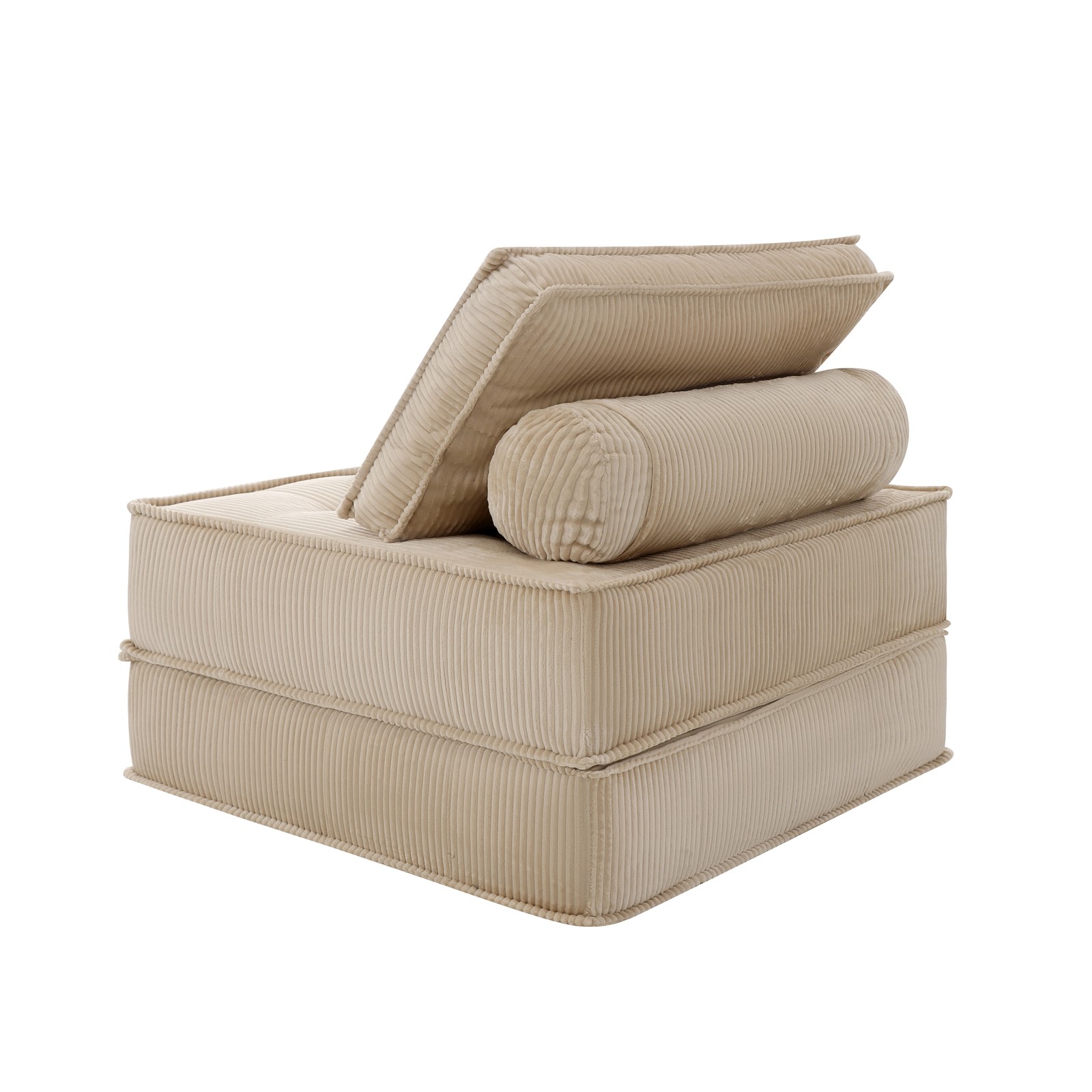 66.9 inch modular sofa, single seater, double-layer multi-combination, skin-frie