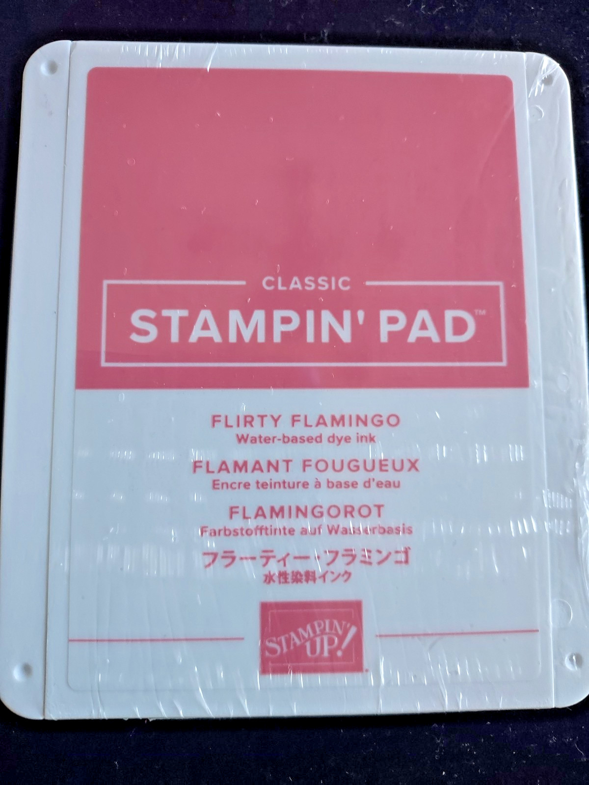 Stampin'Up! FLIRTY FLAMINGO INK PAD - New/Waterbased