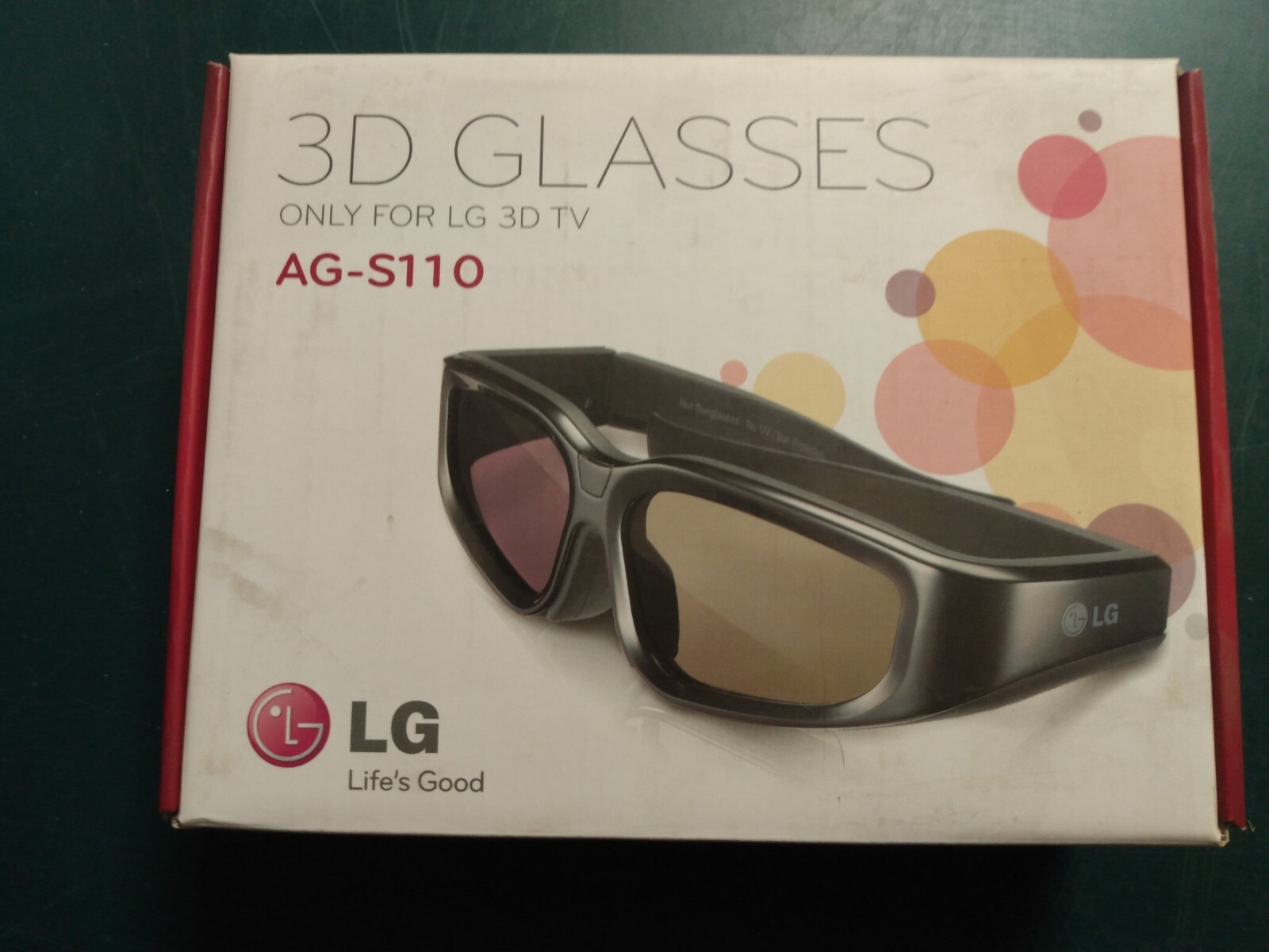 ***BRAND NEW*** LG 3D Glasses for LG 3D TV (Model# AG-S110) Lot of 2. Free ship.