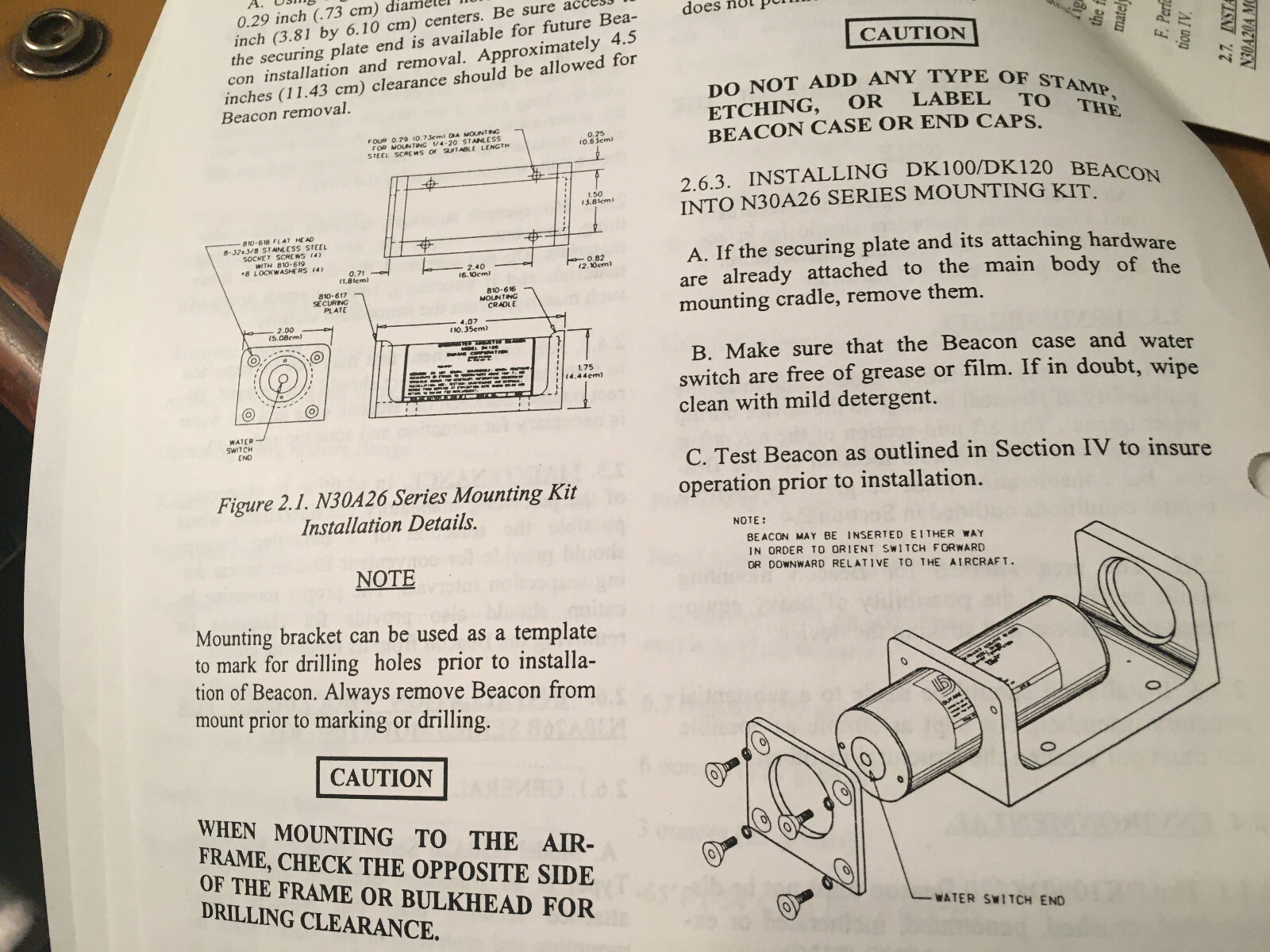 Dukane DK100 & DK120 Beacon Technical Manual