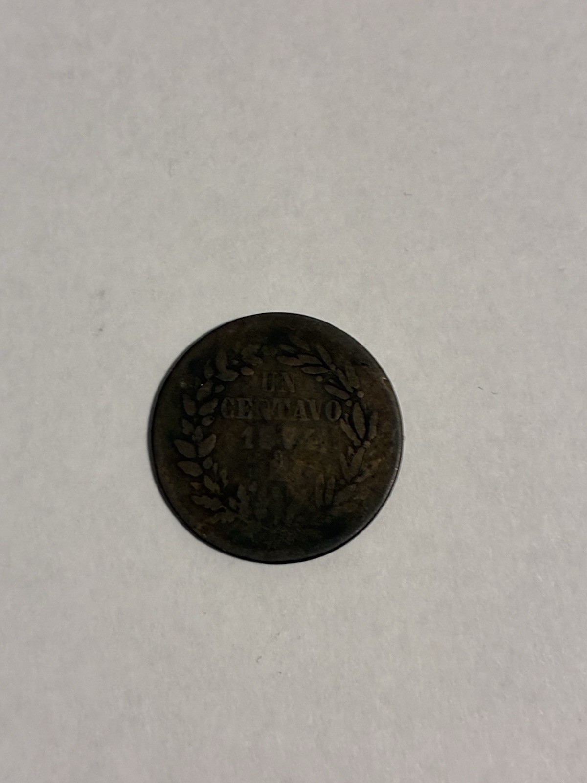 1874 Mexico 1 Centavo