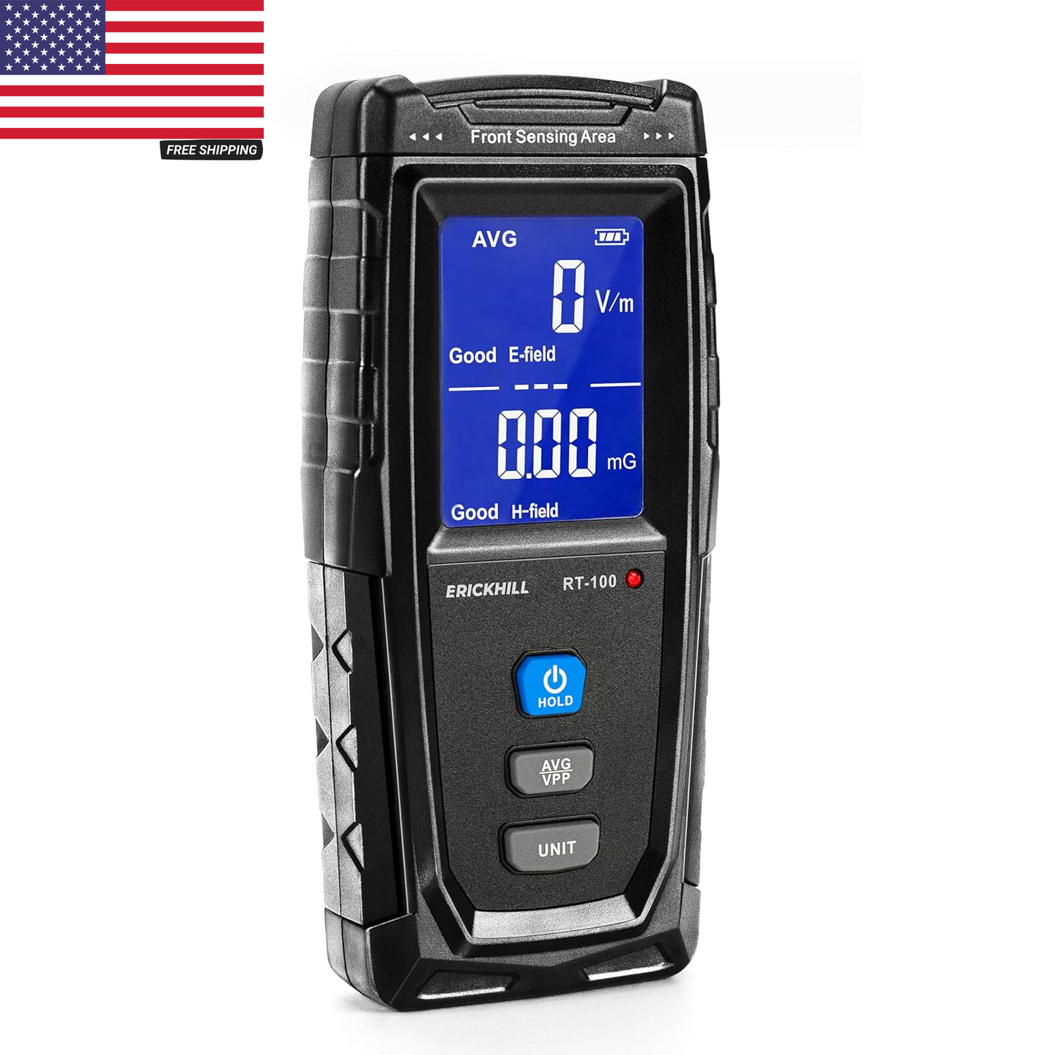 EMF Meter, Detects Electric and Magnetic Fields, Handheld Digital EMF Detector w