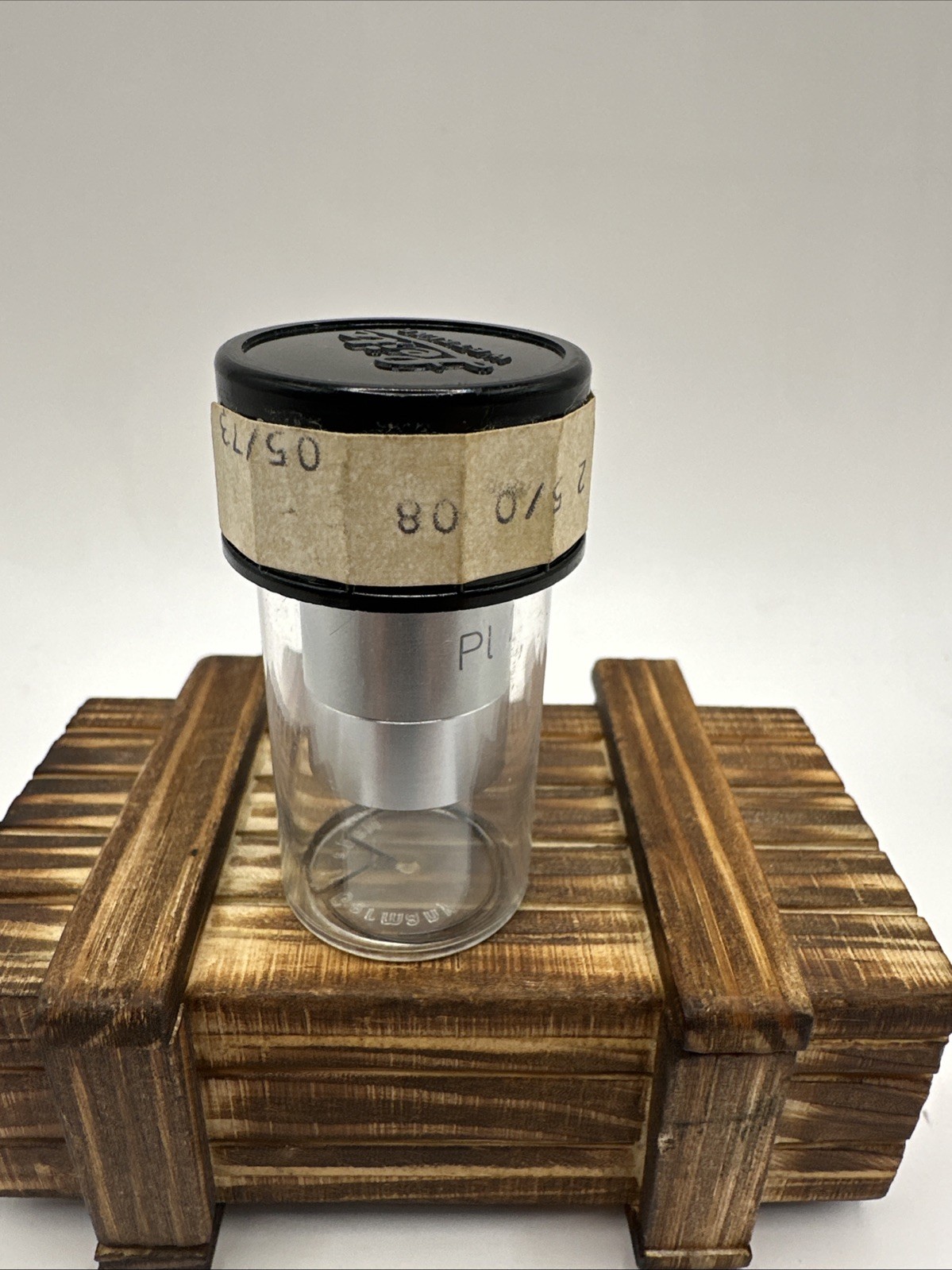 Leitz Wetzlar PL 2.5x /0.08 Microscope Objective Lens Germany 170/-