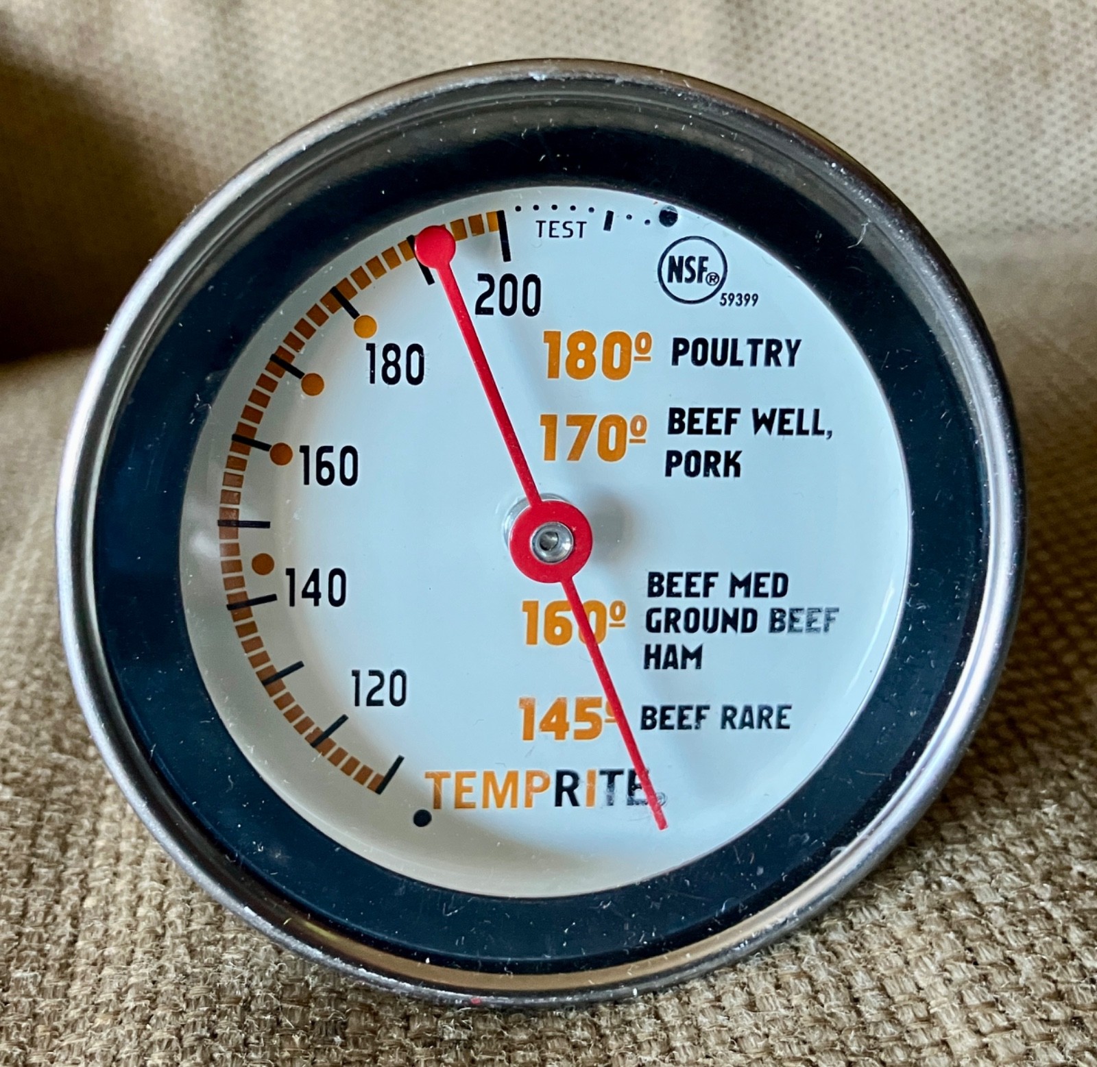 Temprite Meat Thermometer NSF 59399 - 4-1/2" Probe