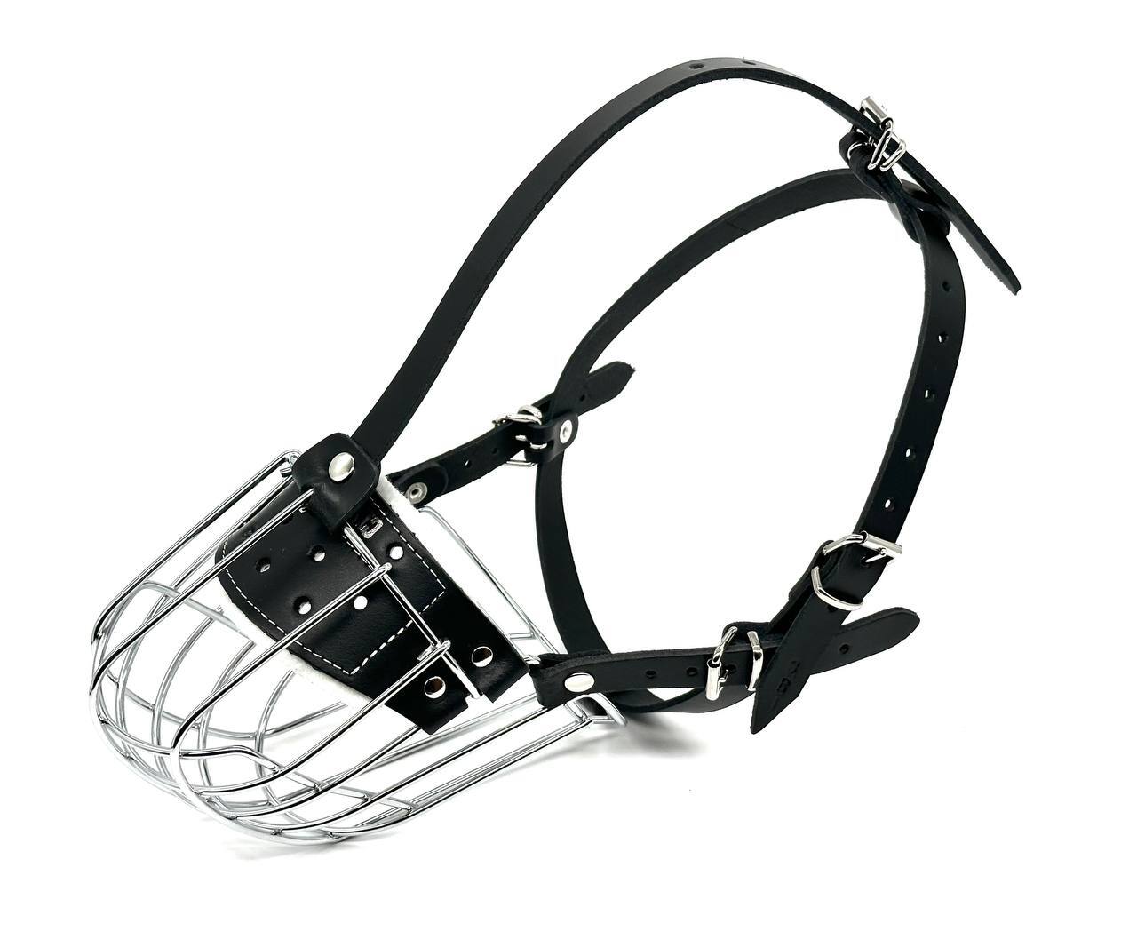 New Strong Metal Wire Basket Dog Muzzle for Shepherd , Labrador