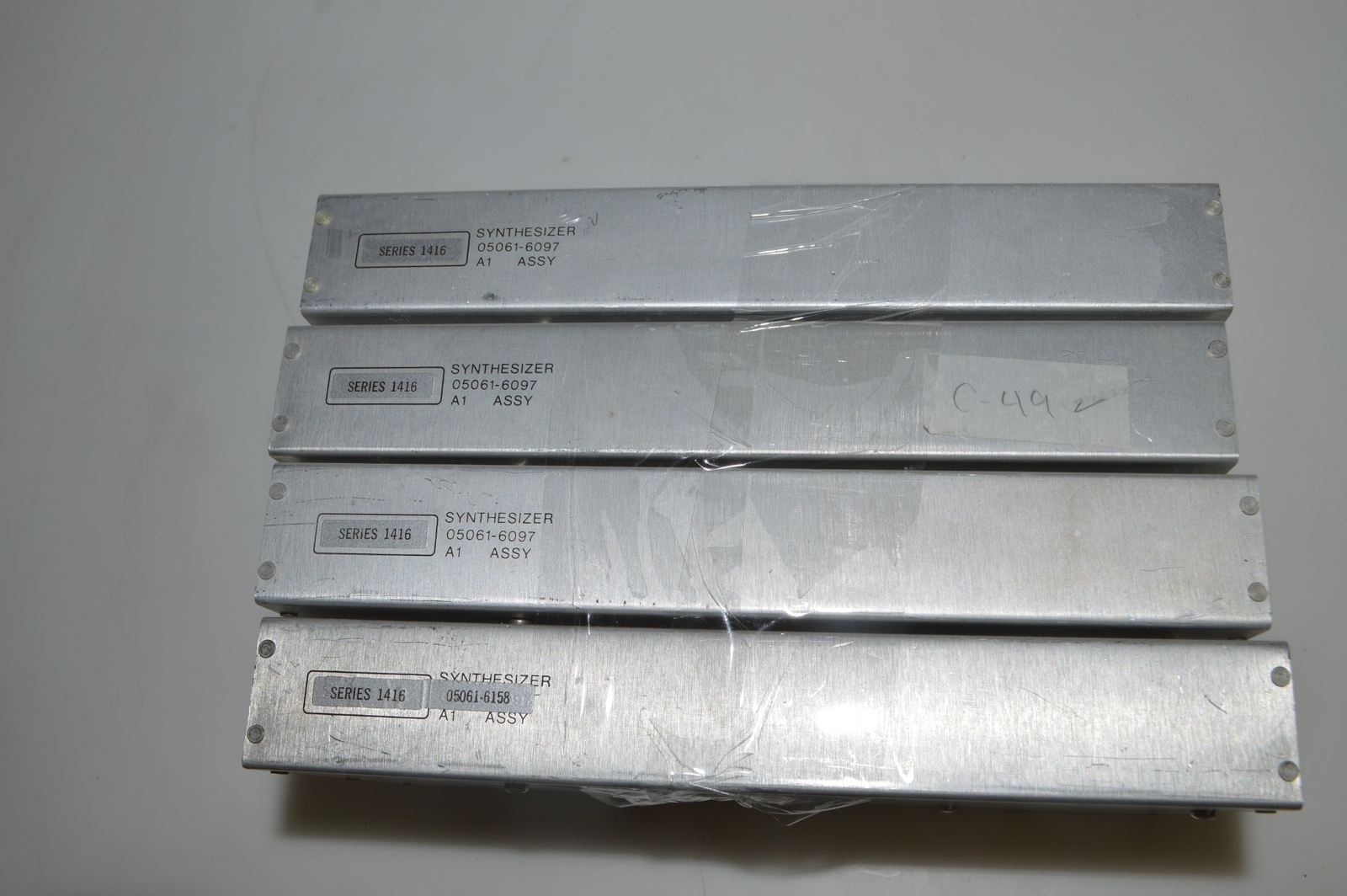 *TC*HP SYNTHESIZER 05061-6097 SERIES 1416 LOT OF 4-FOR 5061B   (UGK48)