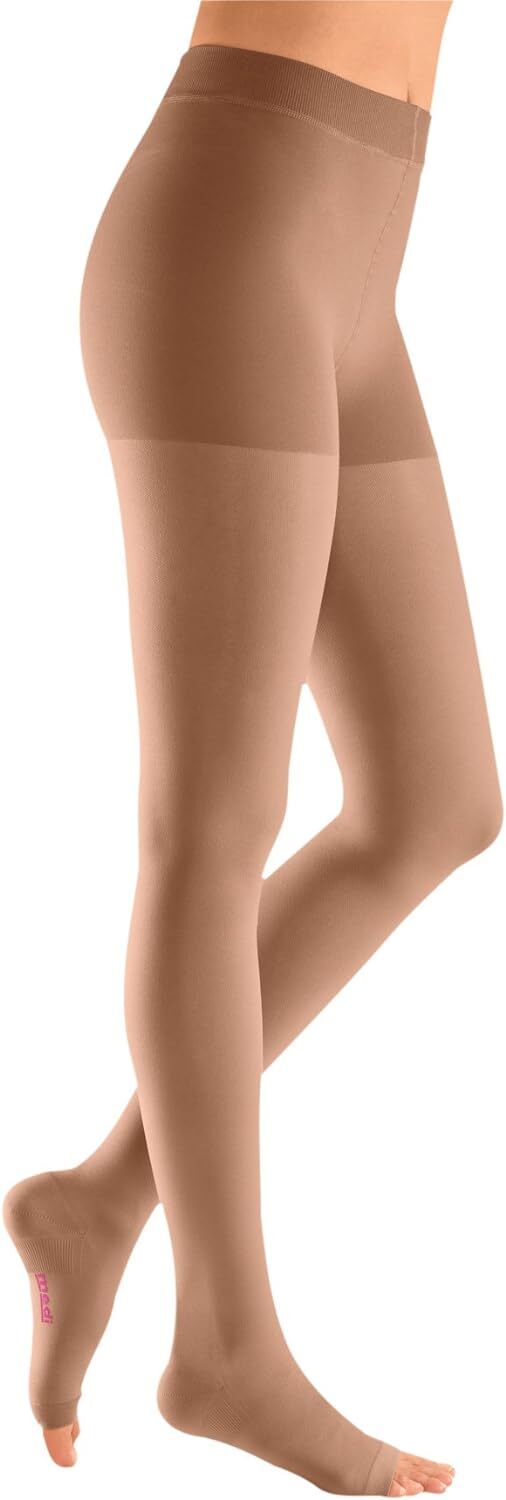 Mediven Plus Women's 20-30 Compression PETITE Panty OPEN TOE Beige Pick Size