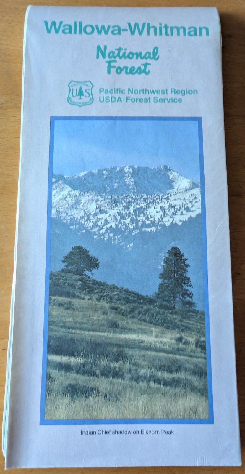 Wallowa-Whitman National Forest, Oregon, Pacific NW Region, USFS 1990 EXCELLENT