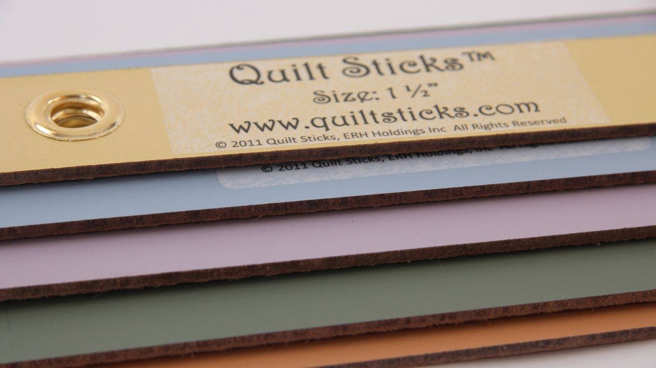Quiltsticks "starter kit" custom fabric cutting templates make quilting more fun